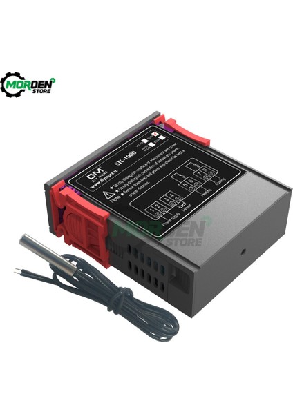 Dc 24V Stc 1000 Dijital Sıcaklık Kontrol Cihazı Termostat Termoregülatör Inkübatör Röle LED 10A Isıtma Soğutma STC-1000 12V 24V 220V (Yurt Dışından)