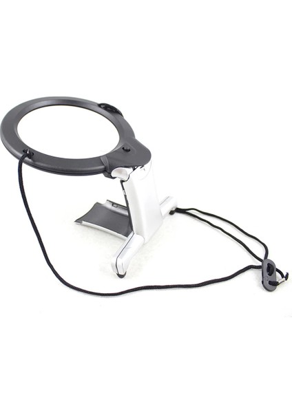 Siyah 2 LED Büyüteç Işıklı Okuma Büyüteç Boyun Aşınma Dikiş Büyüteç Yaşlılar Için Boyun Asılı Tasarım Büyüteç Takı Tamir Çok (Yurt Dışından) modelleri