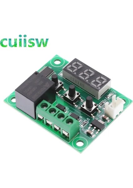 Hiçbir Kabuk 1 Adet 12 V Dijital Sıcaklık Termostat Sıcaklık Kontrol Cihazı Sensörü Röle ANAHTARI-50-110C W1209 (Yurt Dışından)