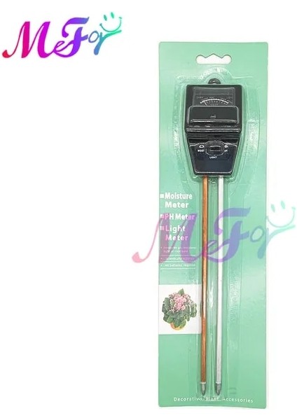Koyu Yeşil 3 In 1 Toprak Ph Ölçer Toprak Test Cihazı Ph Nem Ölçer Sıcaklık Güneş Işığı Yoğunluğu Ölçüm Analizi Asitlik Alkali Test Aracı (Yurt Dışından)