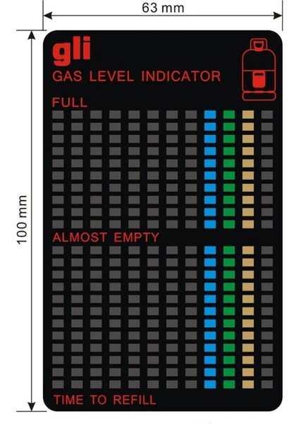 Perakende Paketi ile Propan Bütan Lpg Yakıt Gaz Tankı Seviye Göstergesi Manyetik Ölçer Karavan Şişesi Sıcaklık Ölçme Çubuğu Test Cihazı (Yurt Dışından) fırsatları