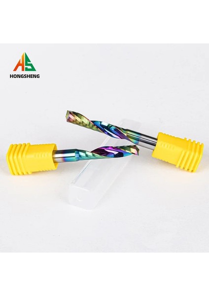 1.5X5X3.175X38 Tek Flüt Ahşap Freze 1to 12MM Karbıd End Freze Dlc Renk Kaplama Akrıl Plastık Alüminyum Yönlendırıcı Bıt Ağaç Işleme Aracı (Yurt Dışından) fiyatları