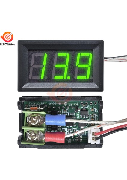 Yeşil K Tipi Termokupl Termometre Mini Dijital Termometro Sıcaklık Sensörü Probu Endüstriyel Sınıf Sıcaklık Test Cihazı Dedektörü XH-B310 (Yurt Dışından)