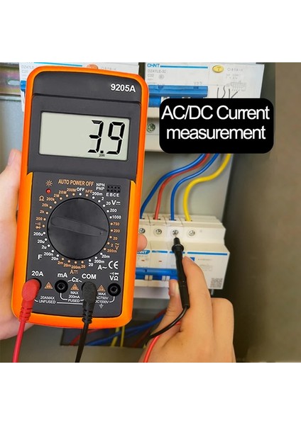9205A Profesyonel Dijital Multimetre Ac Dc Voltmetre Dijital Ampermetre Direnç Kondansatör Hfe Diod Test Cihazı Multimetre Elektrikçi Aracı (Yurt Dışından) indirimleri