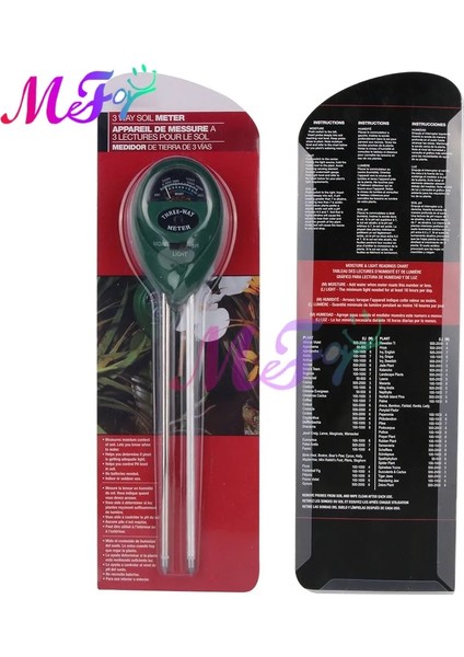 Mor 3 In 1 Toprak Ph Ölçer Toprak Test Cihazı Ph Nem Ölçer Sıcaklık Güneş Işığı Yoğunluğu Ölçüm Analizi Asitlik Alkali Test Aracı (Yurt Dışından) fırsatları