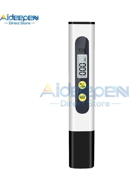 Sadece Tds 3 In1 Tds/ec Sıcaklık Ölçer Su Kalitesi Test Cihazı Kalem 0-9990PPM Iletkenlik Monitörü Saflık Aracı Içme Suyu Akvaryum Için (Yurt Dışından)