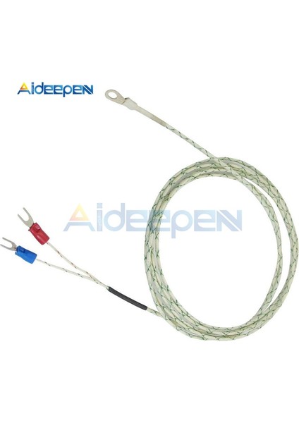 1m 1m 2m 3m K Tipi Termokupl Kablo M6 Vidalı Sıcaklık Sensörü Probu 0-800 C Endüstriyel Sıcaklık Kontrol Cihazı (Yurt Dışından)