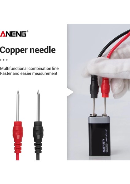 18 In 1 1000V 10A Aneng 18 In 1 Değiştirilebilir Test Ucu Kiti 1000V 10A Fiş Test Kanca Kablosu Değiştirilebilir Multimetre Probu Test Teli Probu Tel Kalem (Yurt Dışından) fırsatları