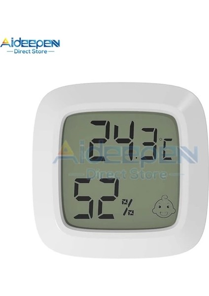 B Santigrat Manyetik Mini LCD Dijital Oda Termometresi Sıcaklık Sensörü Nem Ölçer Kapalı Higrometre Ölçer Hava Istasyonuemekleme Evcil Hayvan (Yurt Dışından)