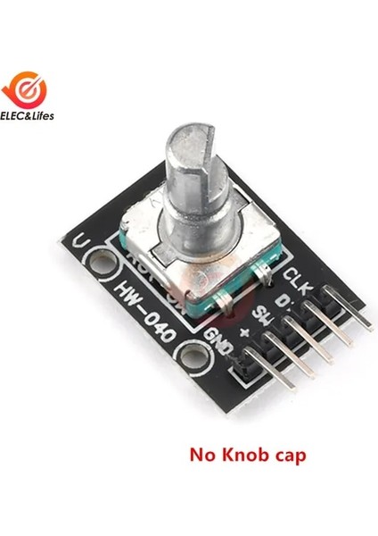 KY-040 KY-040 360° Döner Kodlayıcı Modülü Iç Çapı 6mm Alüminyum Alaşımlı Potansiyometre Döner Düğme Kapağı 15*17MM Arduino Için (Yurt Dışından)