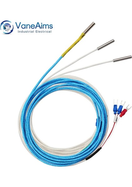 K Tipi 0.5m 30MM Küçük Prob Termokupl Vaneaims Tipi K J PT100 0-600°C 0.5/1/2/3m Sıcaklık Kontrol Cihazı Için Örgülü Korumalı Tel Sensör (Yurt Dışından)