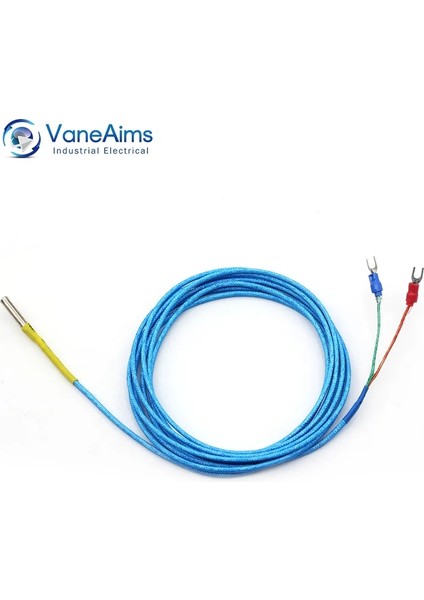 K Tipi 0.5m 30MM Küçük Prob Termokupl Vaneaims Tipi K J PT100 0-600°C 0.5/1/2/3m Sıcaklık Kontrol Cihazı Için Örgülü Korumalı Tel Sensör (Yurt Dışından)