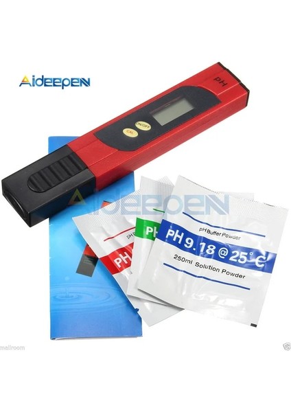 Kırmızı Ph Tds Metre Test Cihazı Kalem 0.01PH Yüksek Doğru Filtre Ölçme Su Kalitesi Saflık Akvaryum Yüzme Için Taşınabilir Test Aracı (Yurt Dışından)