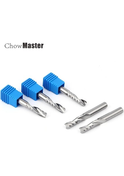 3.175X2X8 Tek Flüt Helisel Freze Kesicisi 3.175/4/6/8MM Ahşap/plastik/ahşap Işleme Akrilik Cnc Freze Kesicisi Freze (Yurt Dışından) fırsatları