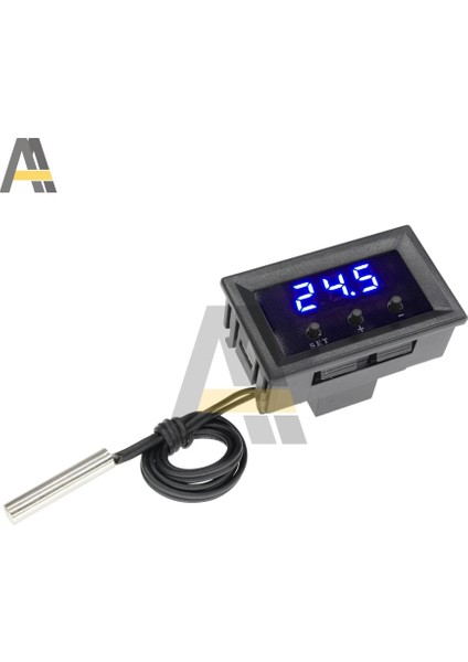 Yeşil W1209 Dijital Termostat Sıcaklık Kontrol Panosu Dc 12 V Termometre Kontrol Modülü Kırmızı Mavi Yeşil LED Su Geçirmez Ntc Sensörü (Yurt Dışından) modelleri