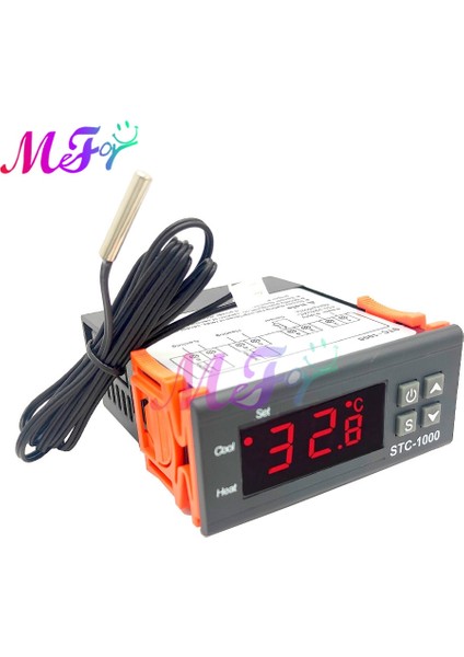 Dc 12V STC-1000 Dijital Sıcaklık Kontrol Cihazı Termostat Termoregülatör Inkübatör Röle LED 10A Isıtma Soğutma Stc 1000 12V 24V 220V (Yurt Dışından) fiyatları