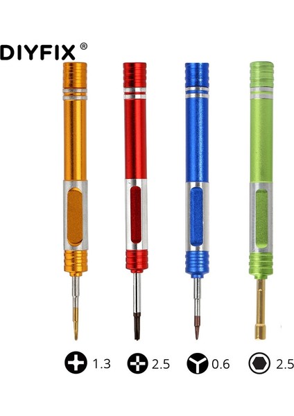 0.8 5-Noktalı Yıldız 1 Pc Hassas Tornavida 0.8 Pentalobe 0.6 Y Tipi 1.3 Çapraz 2.5 Phillips 2.5 Hex iPhone Sökme Açılış Onarım Aracı Seti (Yurt Dışından)