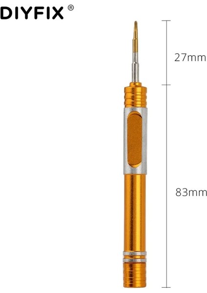 0.8 5-Noktalı Yıldız 1 Pc Hassas Tornavida 0.8 Pentalobe 0.6 Y Tipi 1.3 Çapraz 2.5 Phillips 2.5 Hex iPhone Sökme Açılış Onarım Aracı Seti (Yurt Dışından)
