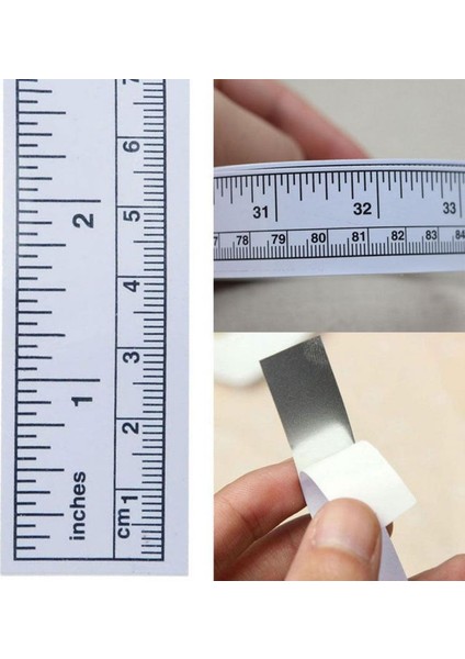 90CM 45/90CM Vinil Metrik Ölçü Yumuşak Cetvel Bandı Dıy Kendinden Yapışkanlı Ölçüm Bandı Cetvel Etiket Ev Dikiş Aracı #25 (Yurt Dışından) fiyatları