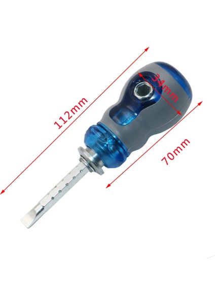 1 Adet 6mm Kısa Mesafe Manyetik Tornavida Matkap Ucu Çift Amaçlı Ölçeklenebilir Kaymaz Saplı Tornavida Matkap Uçları (Yurt Dışından)