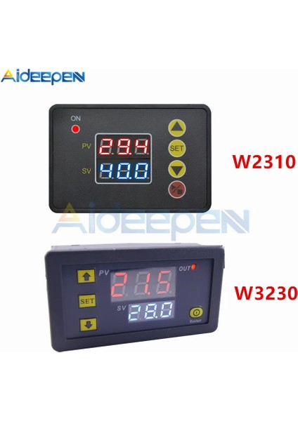 W2310 Dc 24V W2310 W3230 12V 24V 110V 220V 10A Dijital Sıcaklık Kontrol Cihazı Termostat Isıtma Soğutma Anahtarı Ntc Sensörü Termoregülatör (Yurt Dışından) fiyatları