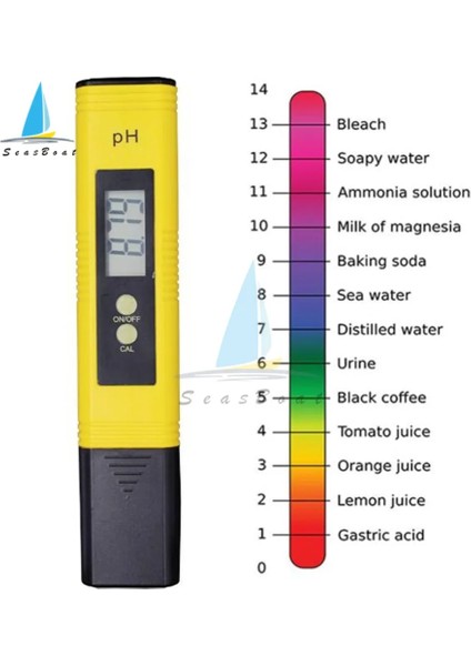 Tip 4 Dijital LCD Ph Ölçer Kalem Test Cihazı Doğruluğu 0.01 Akvaryum Havuz Suyu Şarap Su Kalitesi Saflık Test Aracı Otomatik Kalibrasyon (Yurt Dışından)