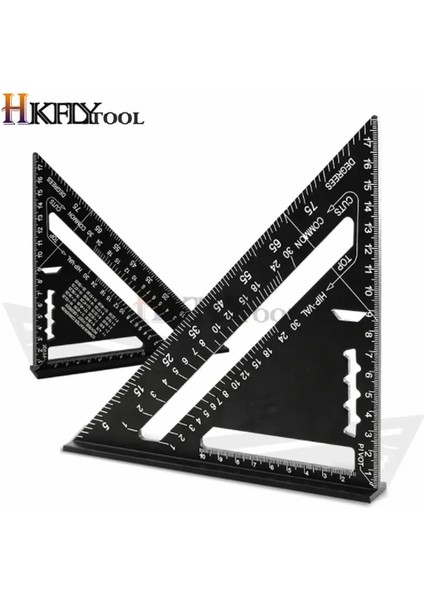 7 Inç Gümüş 7/12 Inç Hız Kare Metrik Alüminyum Alaşımlı Üçgen Açı Cetvel Iletki Ağaç Işleme Kare Düzeni Ölçer Ölçme (Yurt Dışından) fiyatları