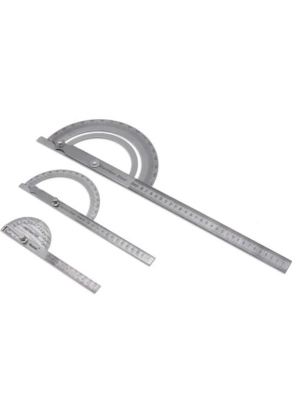 15 cm 15 cm 10 cm 180 Derece Ayarlanabilir Iletki Çok Fonksiyonlu Paslanmaz Çelik Açı Cetvel Matematik Ölçme Aracı (Yurt Dışından) fırsatları