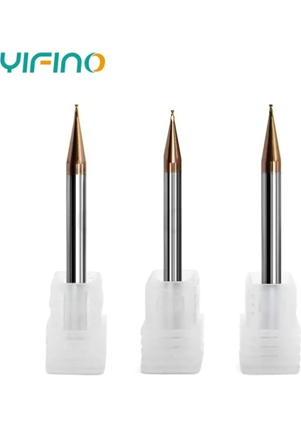 0.7mm Çelik Yıfıno Freze Kesici Alaşım Kaplama Tungsten Çelik Alet Cnc Işleme Küçük Çaplı Freze Üst Yüz Kesici Kiti Freze Makinesi T (Yurt Dışından) fiyatları