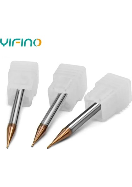0.7mm Çelik Yıfıno Freze Kesici Alaşım Kaplama Tungsten Çelik Alet Cnc Işleme Küçük Çaplı Freze Üst Yüz Kesici Kiti Freze Makinesi T (Yurt Dışından) fırsatları