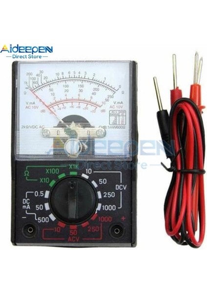 MF-110A Mini Multimetre Ev El Elektrikli Ac/dc Ohm Voltmetre Ampermetre Multimetre Çoklu Test Cihazı MF-110A Pointer Gerilim Multimetre (Yurt Dışından)