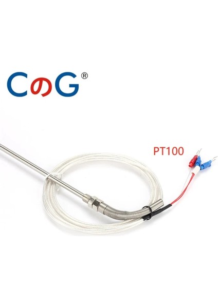 3m M8 J Cg Vidalı Termokupl M8 1m 2m 3m 5m Tip K J PT100 50MM 100MM 150MM 200MM Sıkıştırma Yayı Probu Sıcaklık Sensörü (Yurt Dışından)