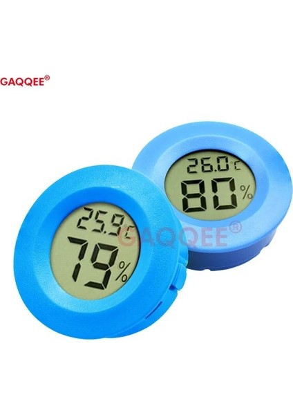 Mavi Mini LCD Dijital Termometre Higrometre Buzdolabı Dondurucu Test Cihazı Sıcaklık Test Cihazı Sensörü Nem Ölçer Dedektörü Oto Araba Için (Yurt Dışından)