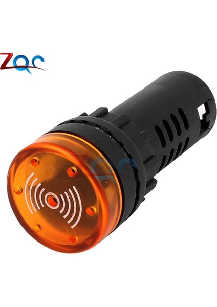Ac 220V Kırmızı AD16-22SM Flaş LED Alarm Buzzer Gösterge Işığı Sinyal Lambası Flaş Dc 12V 24V Ac 110V 220V LED Işık Alarm Göstergesi Buzzer (Yurt Dışından)