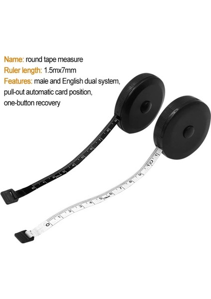 01 Xıaomı Dikiş Terzi Mezura Vücut Ölçüm Cetveli Yumuşak Santimetre Metre Çift Taraflı Geri Çekilebilir Aletler Dikiş Araçları (Yurt Dışından) fiyatları