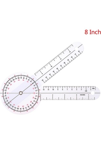 Sarı 6/8 Inç Gonyometre Kuralı Tıbbi Ortak Cetvel Fiziksel Terapistler Için Açılarını Ölçmek Için Kalibre Edilmiş Ortopedi Açı Kuralı (Yurt Dışından)