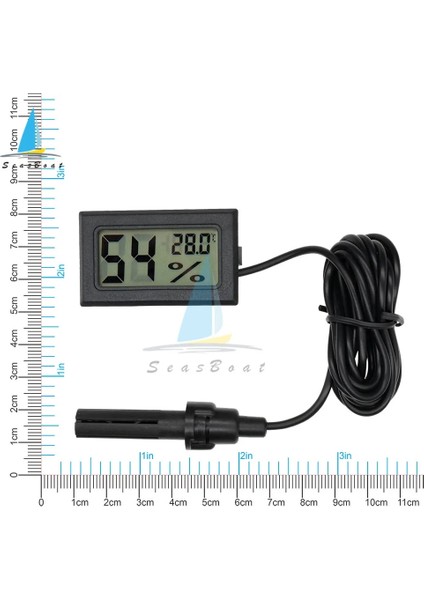 Telsiz Mini LCD Dijital Termometre Higrometre Iç Mekan Sıcaklık Sensörü Nem Ölçer Ölçer Aletleri Buzdolabı Akvaryum Monitörü (Yurt Dışından) indirimleri