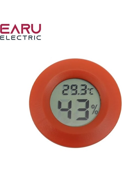 Kırmızı 2ın1 Dijital Termometre Higrometre Mini LCD Dijital Sıcaklık Nem Ölçer Dedektörü Thermograph Kapalı Oda Enstrüman Bırak (Yurt Dışından)