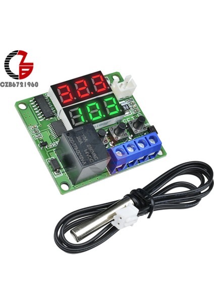 W1219 12V Kırmızı-Yeşil W1209 Akıllı Dijital Termostat Termometre 5V 12V Kapalı Dış Sıcaklık Kontrol Araba Termal Regülatör Hava Istasyonu (Yurt Dışından) fiyatları