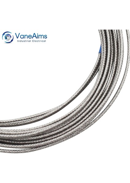K Tipi 0.5 M 5mm Delik Yıkama Termokupl Vaneaims Tipi K/J/PT100 Sıcaklık Sensörü 0.5/1/2/3 M Örgülü Kablo Sıcaklık Kontrol Cihazı (Yurt Dışından)