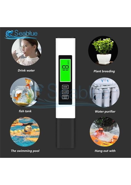 Tds 3 In 1 Tds/sıcaklık/ec Metre Su Test Cihazı 0-9990PPM Iletkenlik Dedektörü Su Kalitesi Monitörü Saflık Ölçü Aracı Akvaryum Için (Yurt Dışından) fırsatları