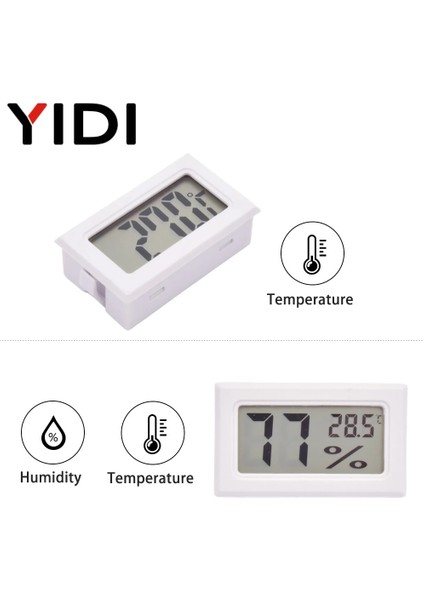 T-Rh Beyaz Mini Dijital Squarethermo Higrometre Termometre Probu Test Cihazı Kapalı Sıcaklık Nem Ölçer Sensörü Enstrüman Ölçer Dedektörü (Yurt Dışından) modelleri