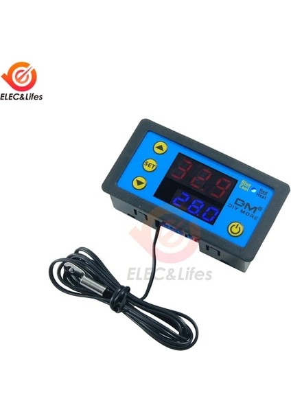 Dc 12V W3231 W3230 W3231 Sıcaklık Kontrol Cihazı 12V 24V 110V 220V Kuluçka Kutusu Sıcaklık Ölçer Testi Için Dijital Termostat Termoregülatör (Yurt Dışından)