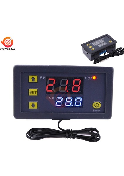 Dc 12V W3231 W3230 W3231 Sıcaklık Kontrol Cihazı 12V 24V 110V 220V Kuluçka Kutusu Sıcaklık Ölçer Testi Için Dijital Termostat Termoregülatör (Yurt Dışından) modelleri