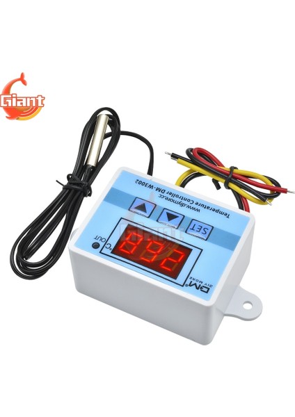 W3002 Dc 12V W3002 12V 24V 110V 220V LED Dijital Sıcaklık Kontrol Cihazı Termostat Termoregülatör Sensör Ölçer Buzdolabı Su Isıtma Soğutma (Yurt Dışından)