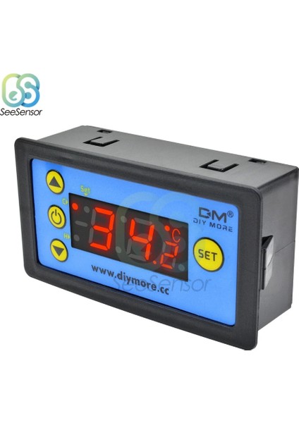 Dc 12V 12V 24V 110V 220V LED Dijital Termostat Sıcaklık Kontrol Cihazı Regülatörü Isıtma Soğutma Kontrol Anahtarı W3231 Değiştirin W3230 (Yurt Dışından)