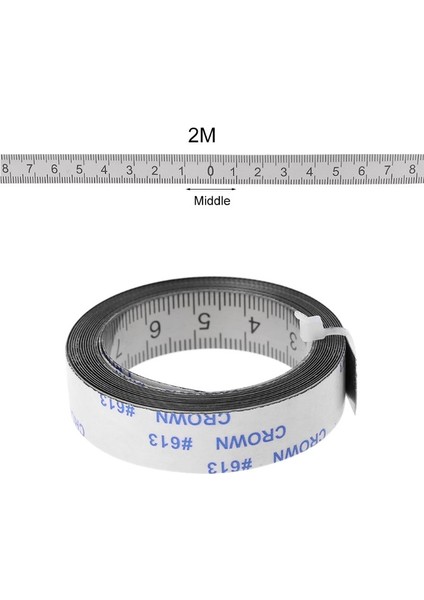 Orta-3m Paslanmaz Çelik Gönye Parça Mezura Kendinden Yapışkanlı Metrik Ölçekli Cetvel 1m-3m T-Track Yönlendirici Masa Testere Ağaç Işleme Aleti (Yurt Dışından)