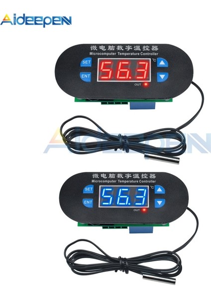 12V Kırmızı Dc 12V W1308 LED Dijital Termostat Sıcaklık Kontrol Cihazı Sensörü Ölçer 10K Ntc Buzdolabı Dondurucu Kuluçka Için Su Geçirmez Sensör (Yurt Dışından) fiyatları