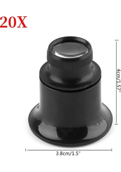 11 20X Büyüteç Taşınabilir Mikroskop 60X LED Işık Uv Lamba Optik Büyüteç Cam Lens Izle Antika Algılama Test Cihazı Dayanıklı Abs (Yurt Dışından)