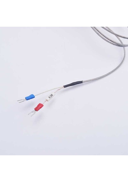 50 mm Prob K Tipi Termokupl Paslanmaz Çelik Prob Termokupl 100MM 200MM 2 M Kablo Tel Uzunluğu, Termokupl 0 ~ 400C Sıcaklık Sensörü (Yurt Dışından) modelleri